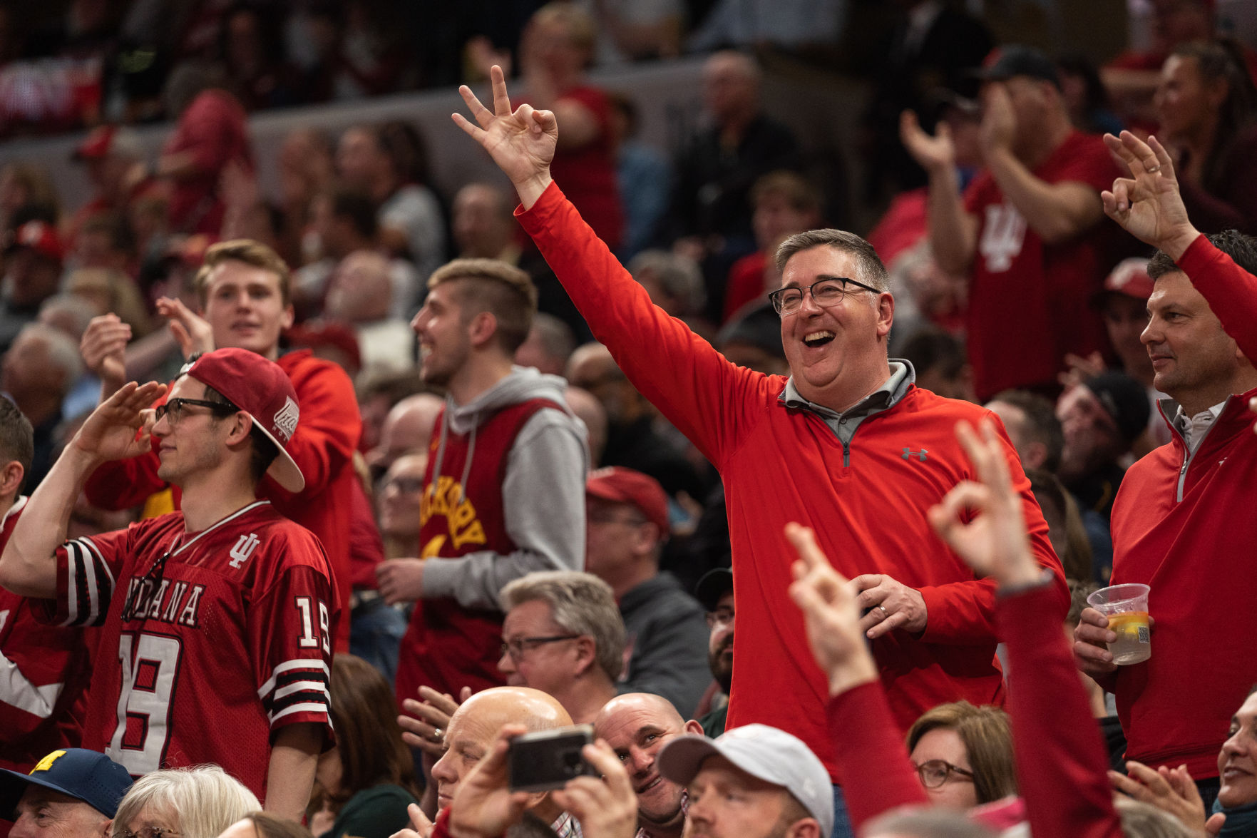 Nebraska Basketball vs. Indiana Photo No. 5